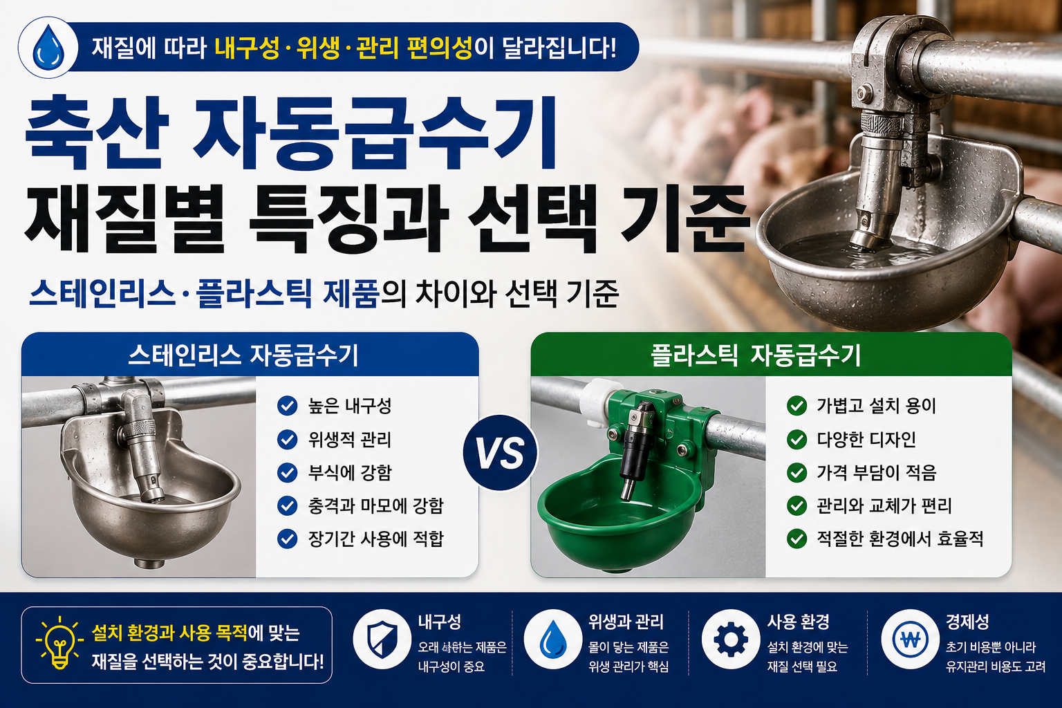 자동급수기 재질